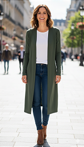 Max cardigan de viscolycra Lugo