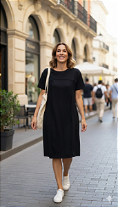 Vestido de viscolycra Fusão quente