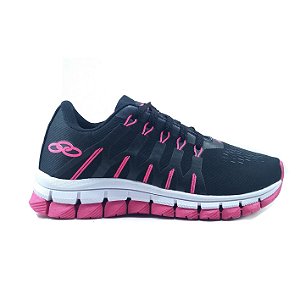 Tênis Olympikus Running Preto - Rosa