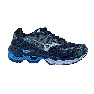 Tênis Mizuno Wave Creation 20 Preto - Azul