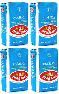 Pack de 4 kg Farinha Italiana Le 5 Stagioni Clássica