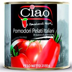 Tomate Pelati Ciao - Oficial da Pizza Napolitana - 2,5kg