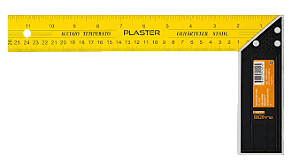 ESQUADRO INOX 30CM - PLASTER