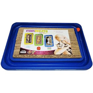 Cama de Gato Cat Relax Furacão Pet Grande Azul