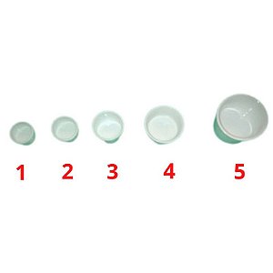 Comedouro de Porcelana N3 – 6,5cm x 3,5cm