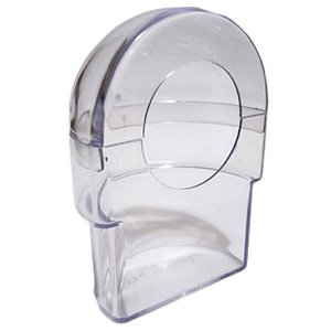 Comedouro Meia Lua Animalplast - 60ml - Cristal