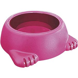 Comedouro Plástico Glamour Furacão Pet Tamanho 3 1000 ml Rosa