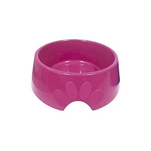 Comedouro Plástico Pop Furacão Pet Tamanho 2 600 ml Rosa
