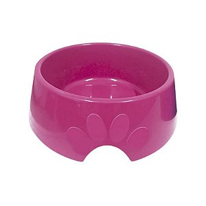 Comedouro Plástico Pop Furacão Pet Tamanho 3 1000 ml Rosa