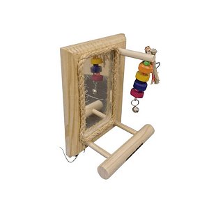 Espelho Brinquedo de Madeira - Tipo Luxo