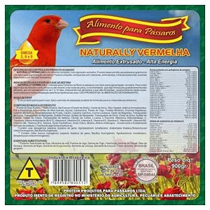 Extrusada Protein Passaros - Naturally Vermelha - 900g