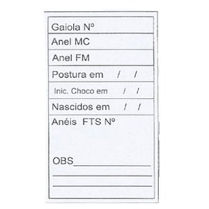 Ficha de Controle de Reprodução Vertical
