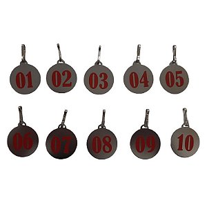 Numeração Medalha para Gaiola