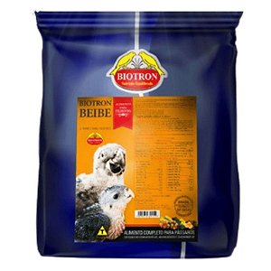 Papa Biotron - Para Psitacideos Filhotes - Beibe - 5kg