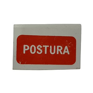 Plaqueta de Identificação de Alumínio - Postura