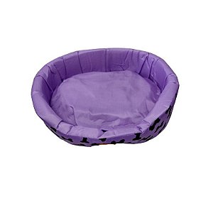 Caminha Oval para Cachorro Tamanho 2 - Roxa