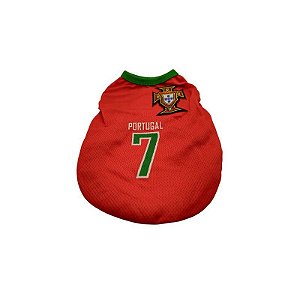 Roupinha Pet Seleção de Portugal P 25cm