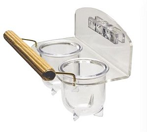 Comedouro Canto Clássico N2 Cristal