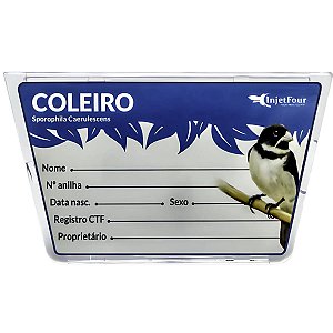 Placa de Identificação Coleiro | Injetfour