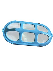 Comedouro  6 Furos Azul | Injetfour