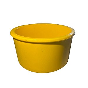 Porta Farinhada Tigela Inquebrável para Voadeira 400ml - Amarelo | InjetFour