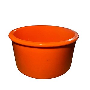 Porta Farinhada Tigela Laranja Inquebrável para Voadeira 400ml | InjetFour