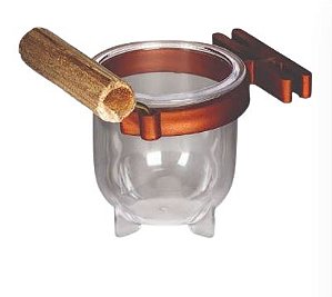 Porta Vitamina Pequeno com Poleiro Cobre | Injetfour