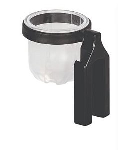 Porta Vitamina Rubi Coleira com Suporte Alto Preto | Injetfour