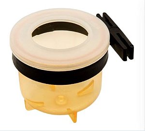 Porta Vitamina Super Trincão Laranja com Tampa | Injetfour