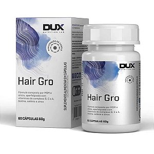 Hair Gro - 60 Cápsulas - Dux Nutrition