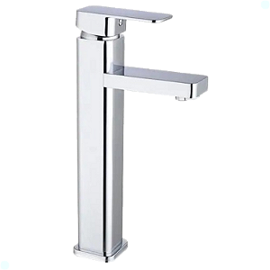 TORNEIRA BANHEIRO QUADRADA MONOCOMANDO MISTURADOR ALTA