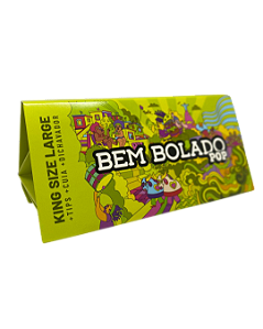 Seda Bem Bolado Pop Large + Tips + Cuia + mini Dichavador