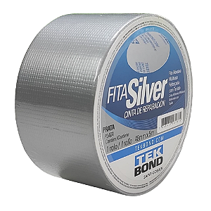 Fita Silver Tape Tekbond Prateada 48mm x 5m