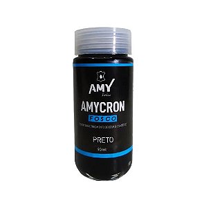 Tinta Para Couro Amycron Fosco Preto 90ml