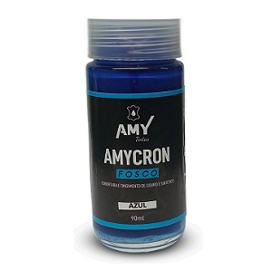 Tinta Para Couro Amycron Azul Fosco 90ml