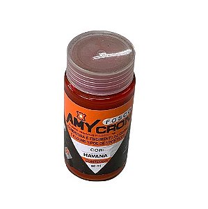 Tinta Para Couro Amycron Marrom Havana Fosco 90 ml