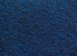 Carpete Agulhado Com Resina Azul Escuro 7mm - Largura 2m