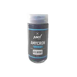 Tinta Para Couro Amycron Azul Marinho Fosco 90ml