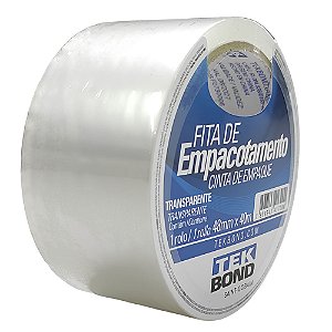 Fita de Empacotamento Transparente Tekbond 48mmx40m