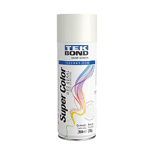 Tinta Spray Super Color Tekbond Branco Fosco 350ml