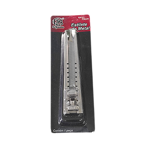 Estilete De Ferro Largo em Metal com Trava SQ 15cm