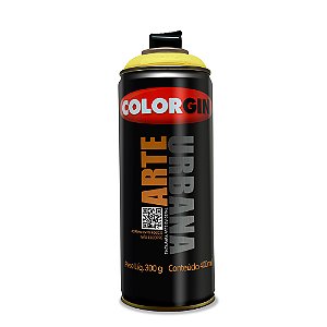 Tinta Spray Colorgin Arte Urbana Amarelo Canário 912 400ml