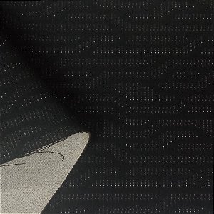 Tecido Tear Estampado Geometrico Preto Fiat  Argo/Cronos