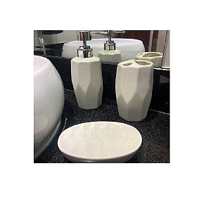 Kit 3 Peças Para Banheiro de Porcelana - Wincy