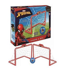 Brinquedo Trave Spider-Man Chute a Gol Vermelha - Líder