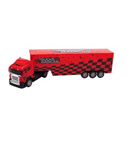 Caminhão C/ Controle Remoto Vermelho - Unik Toys