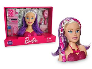 Barbie Busto Faces Maquiagens e Mechas Styling Head - Pupee