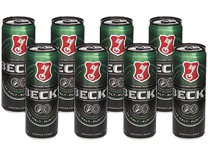 Cerveja Becks Puro Malte Lager 350ml - 8 Unidades