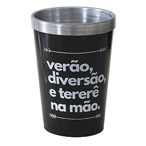 Copo Térmico Alumínio Verão Diversão 300ml Nosso Tereré