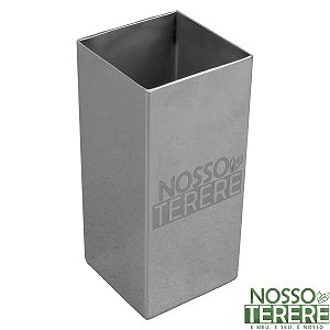 Copo Cuia em Inox Liso Nosso Tereré 250ml Cromado